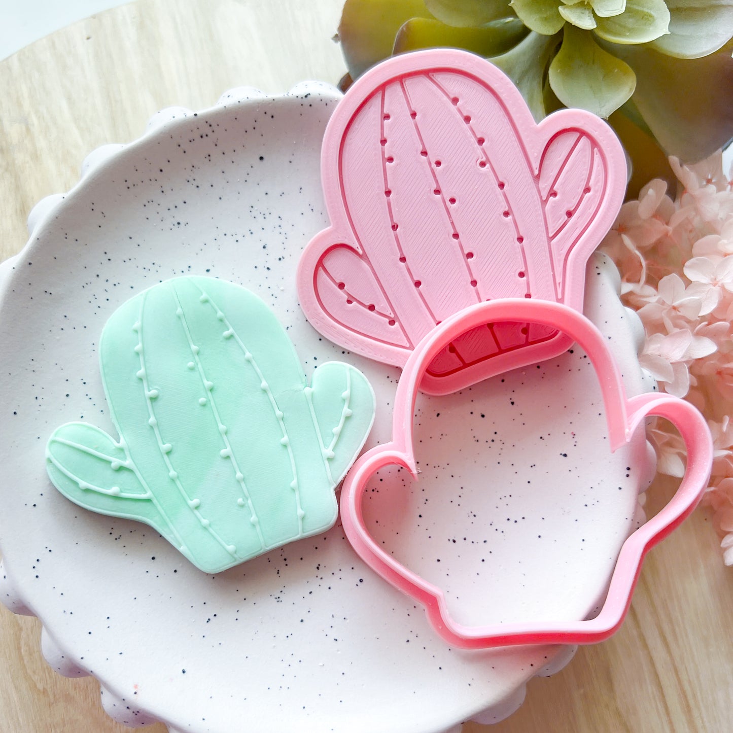 "Cactus" - Cookie Cutter & Stamp