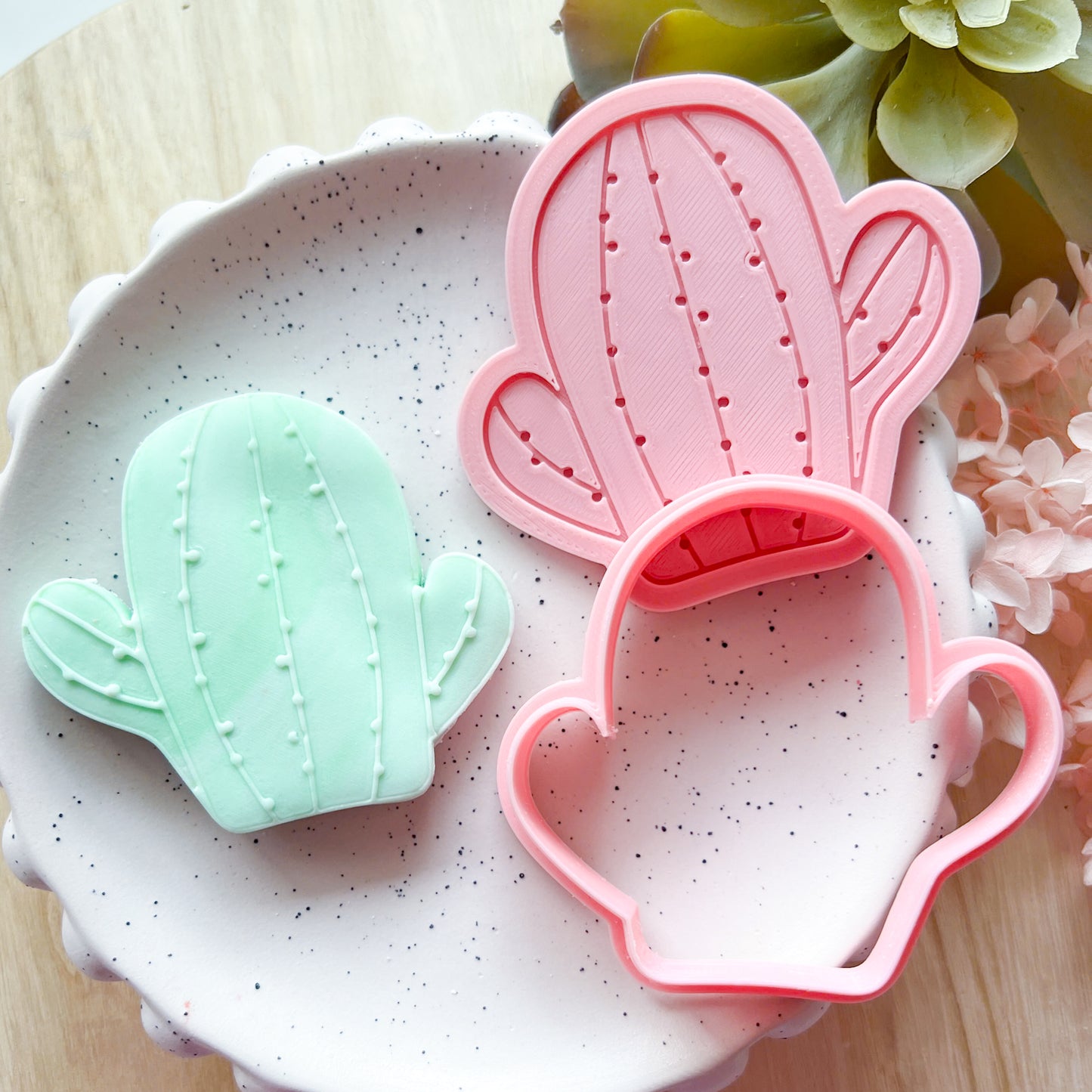 "Cactus" - Cookie Cutter & Stamp