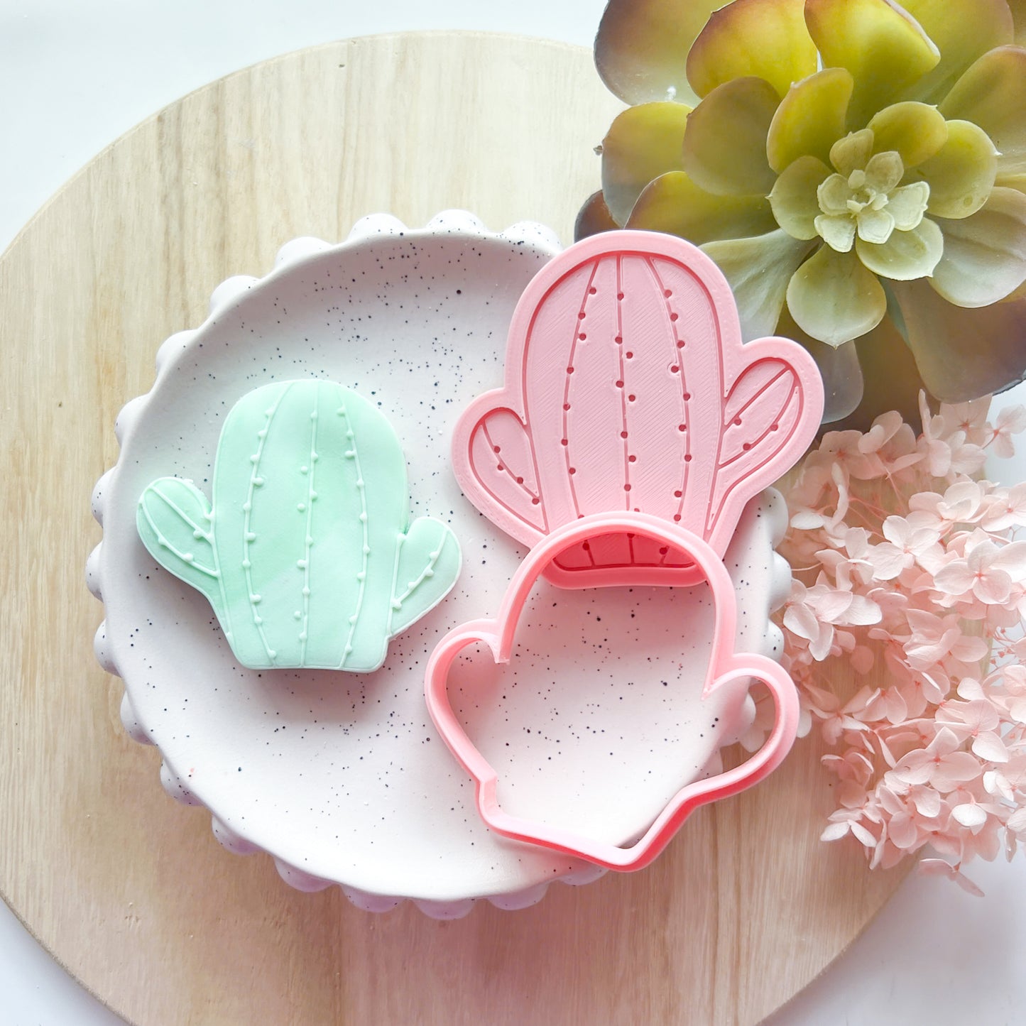 "Cactus" - Cookie Cutter & Stamp