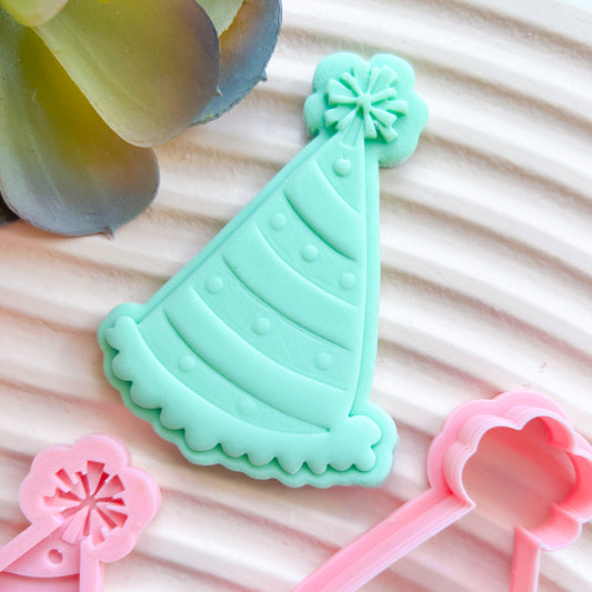 "Party Hat" - Cookie Cutter & Stamp