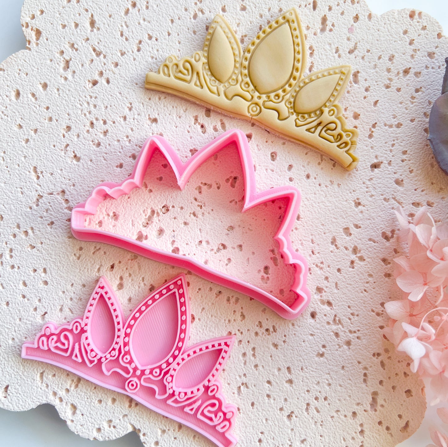 "Tiara" - Cookie Cutter & Stamp