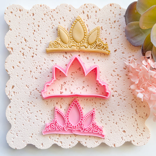 "Tiara" - Cookie Cutter & Stamp