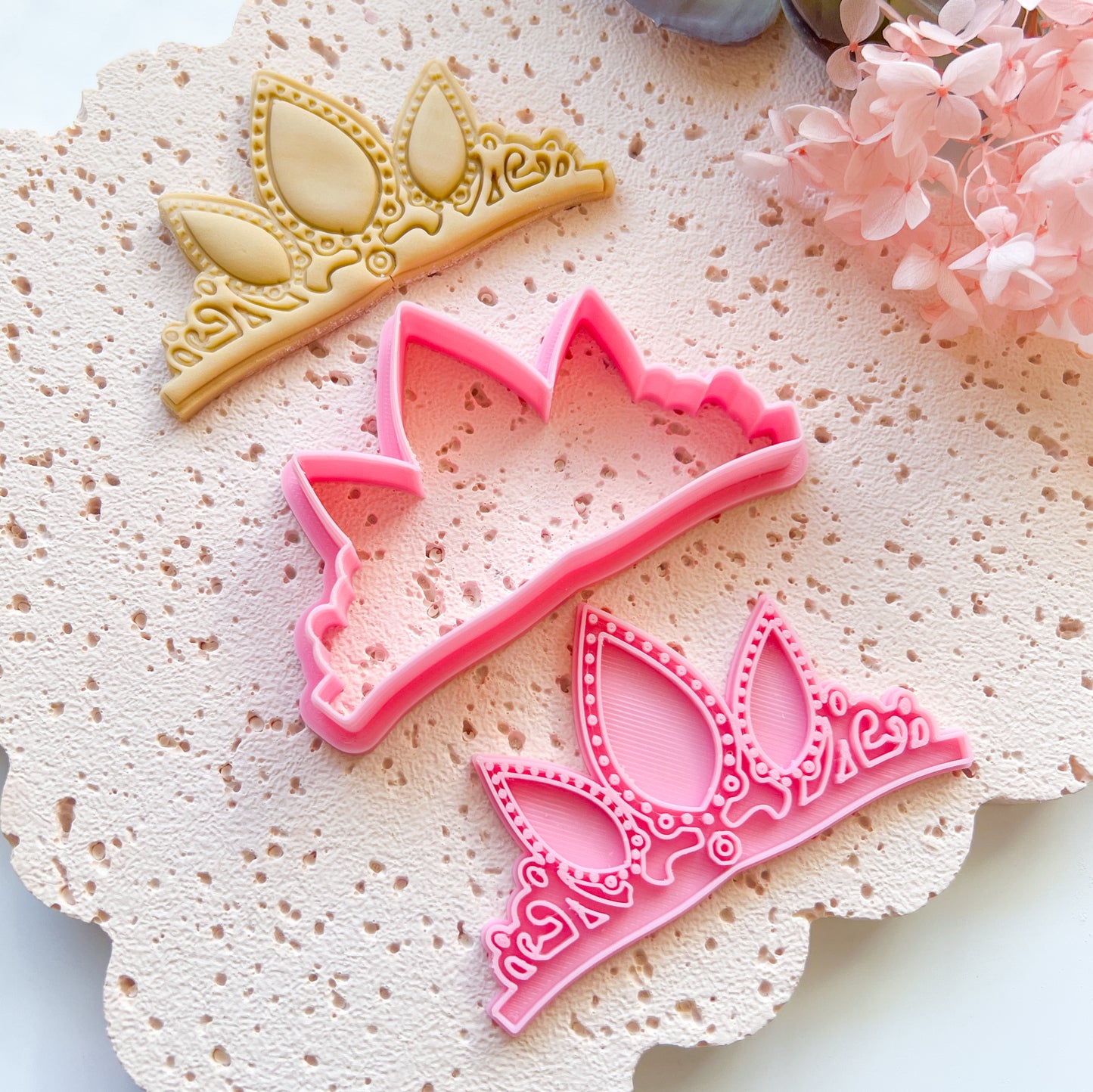 "Tiara" - Cookie Cutter & Stamp