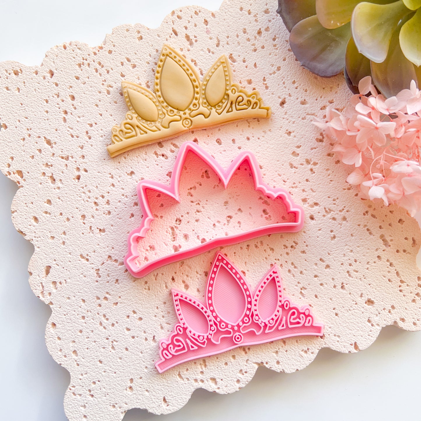 "Tiara" - Cookie Cutter & Stamp