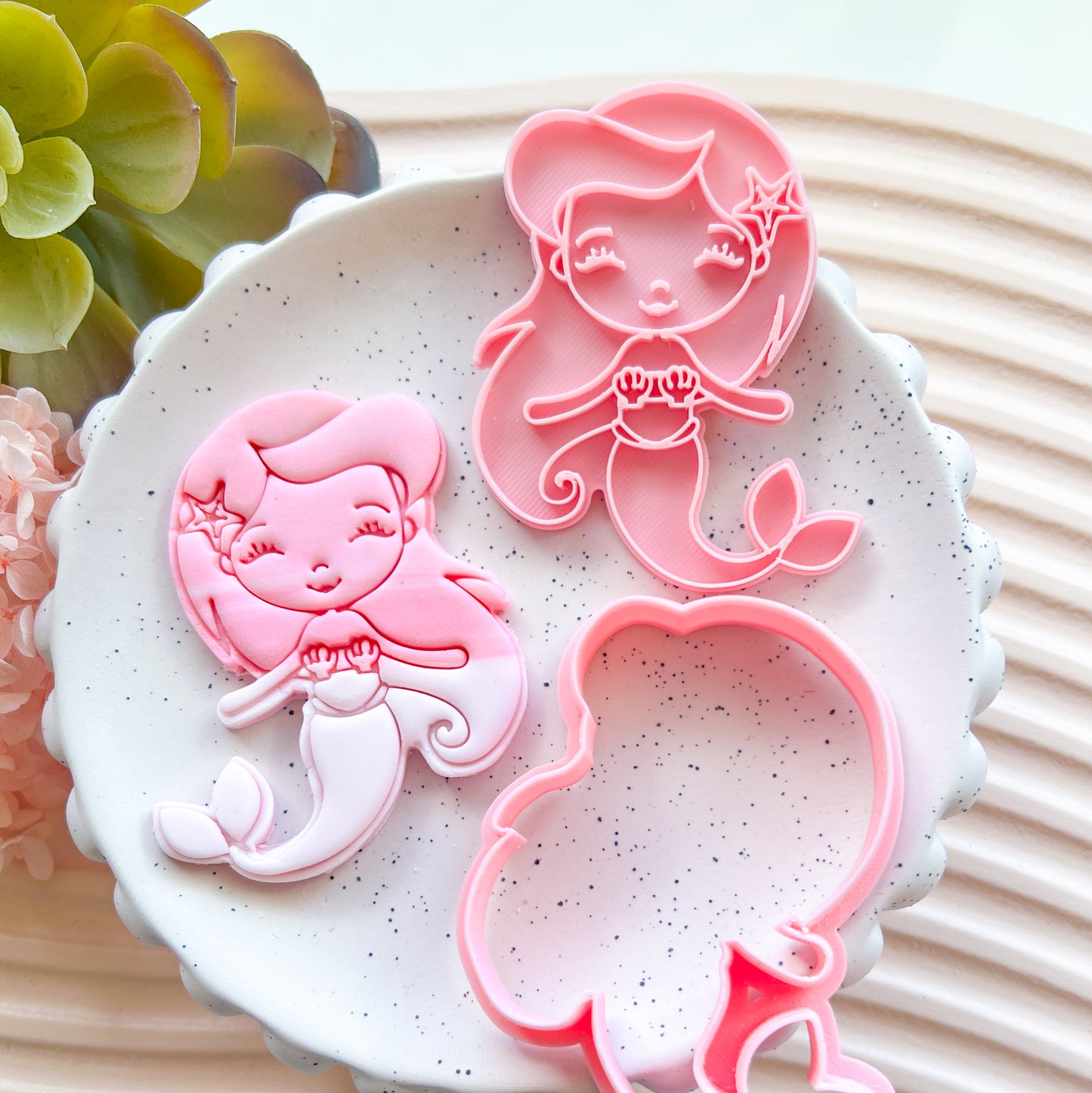 "Mermaid" - Cookie Cutter & Stamp