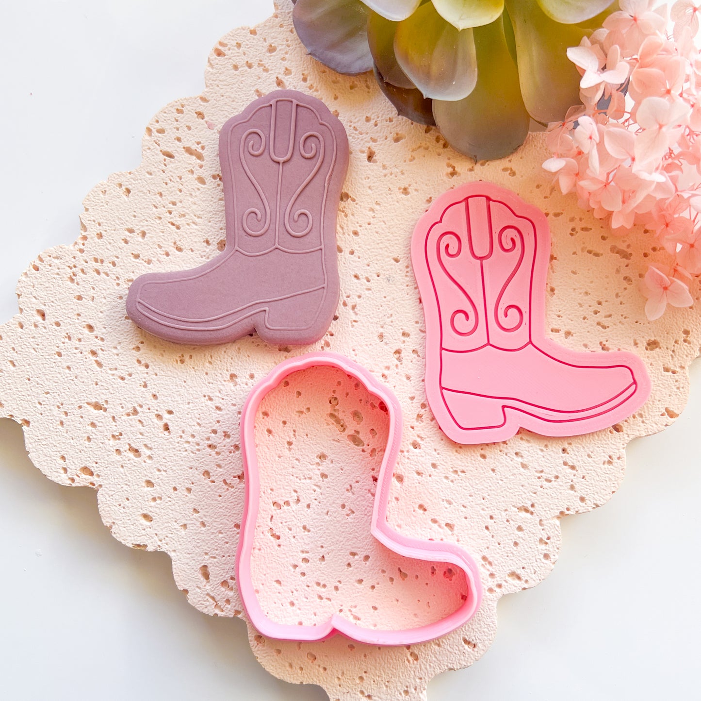 "Cowgirl Boots" - Cookie Cutter & Stamp (Copy) (Copy)