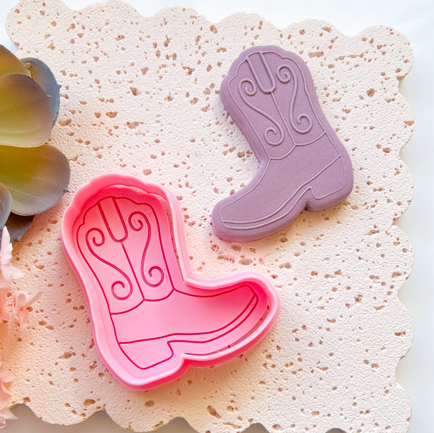 "Cowgirl Boots" - Cookie Cutter & Stamp