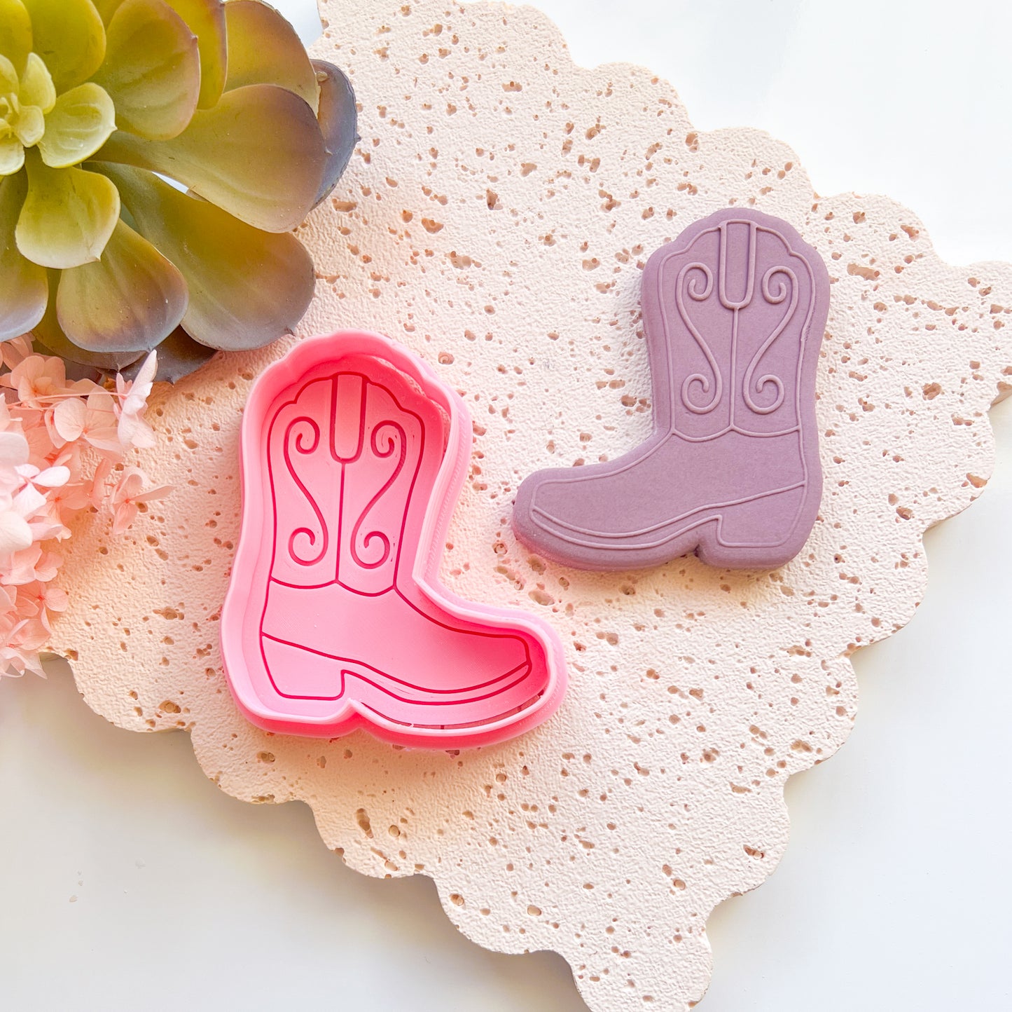 "Cowgirl Boots" - Cookie Cutter & Stamp