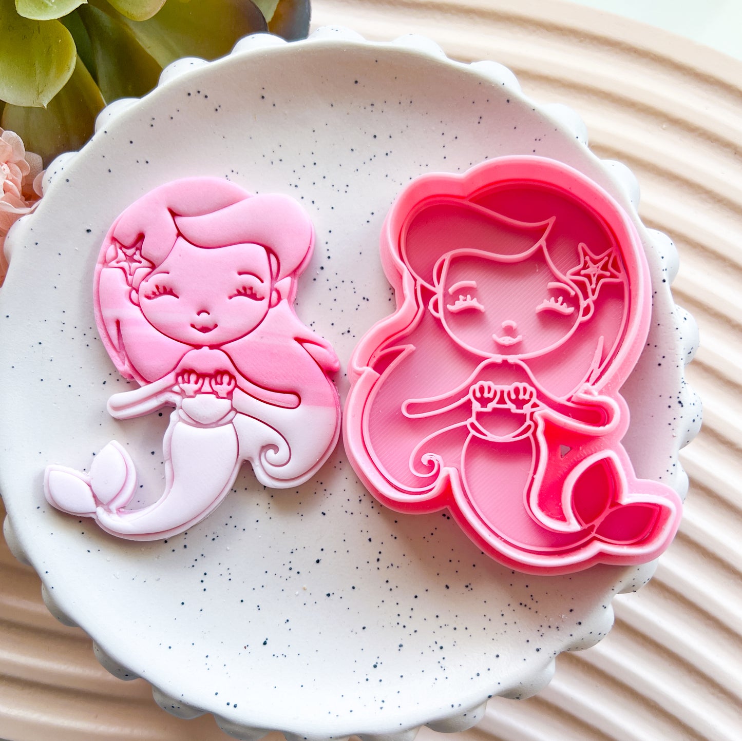 "Mermaid" - Cookie Cutter & Stamp