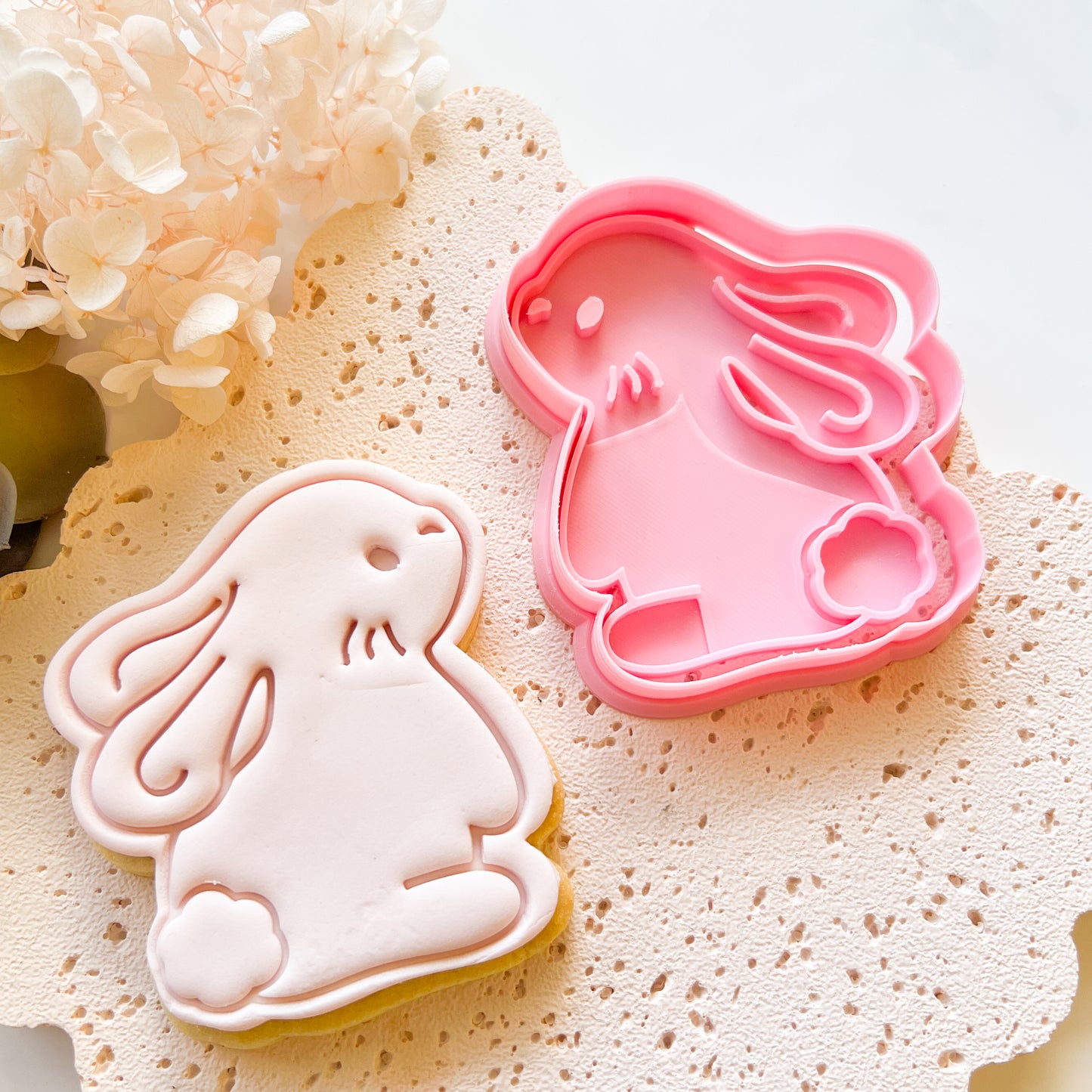 "Sweet Bunny" - Cookie Cutter & Stamp