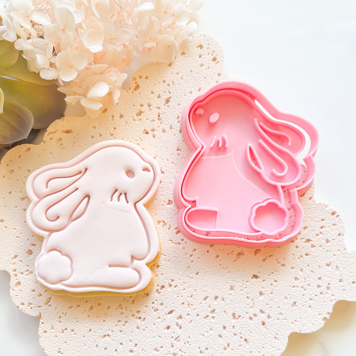 "Sweet Bunny" - Cookie Cutter & Stamp