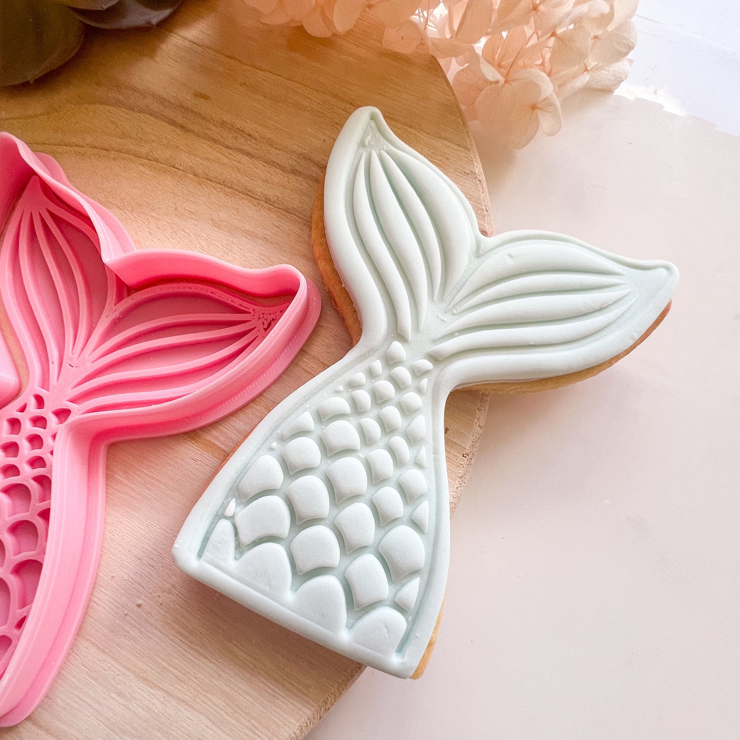 "Mermaid Tail" - Cookie Cutter & Stamp