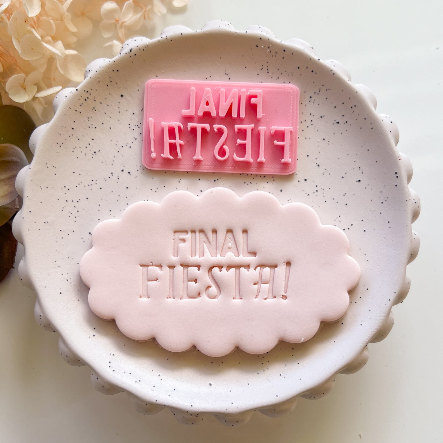 "Final Fiesta" - Deboss Stamp