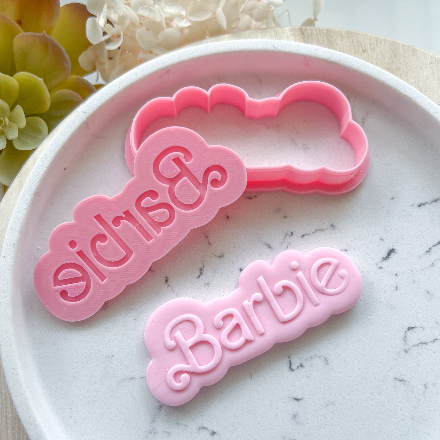 "Barbie Logo" - Cookie Cutter & Stamp