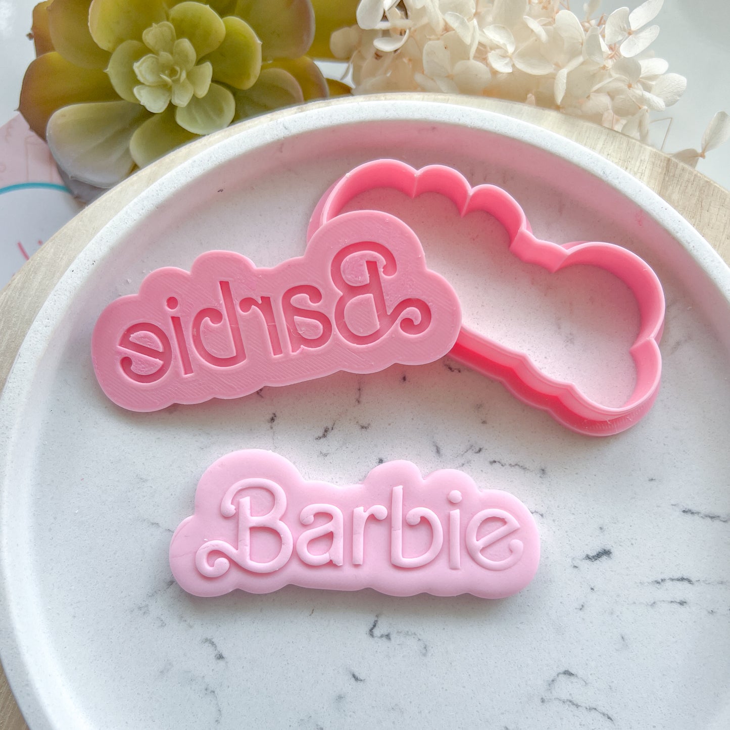 "Barbie Logo" - Cookie Cutter & Stamp