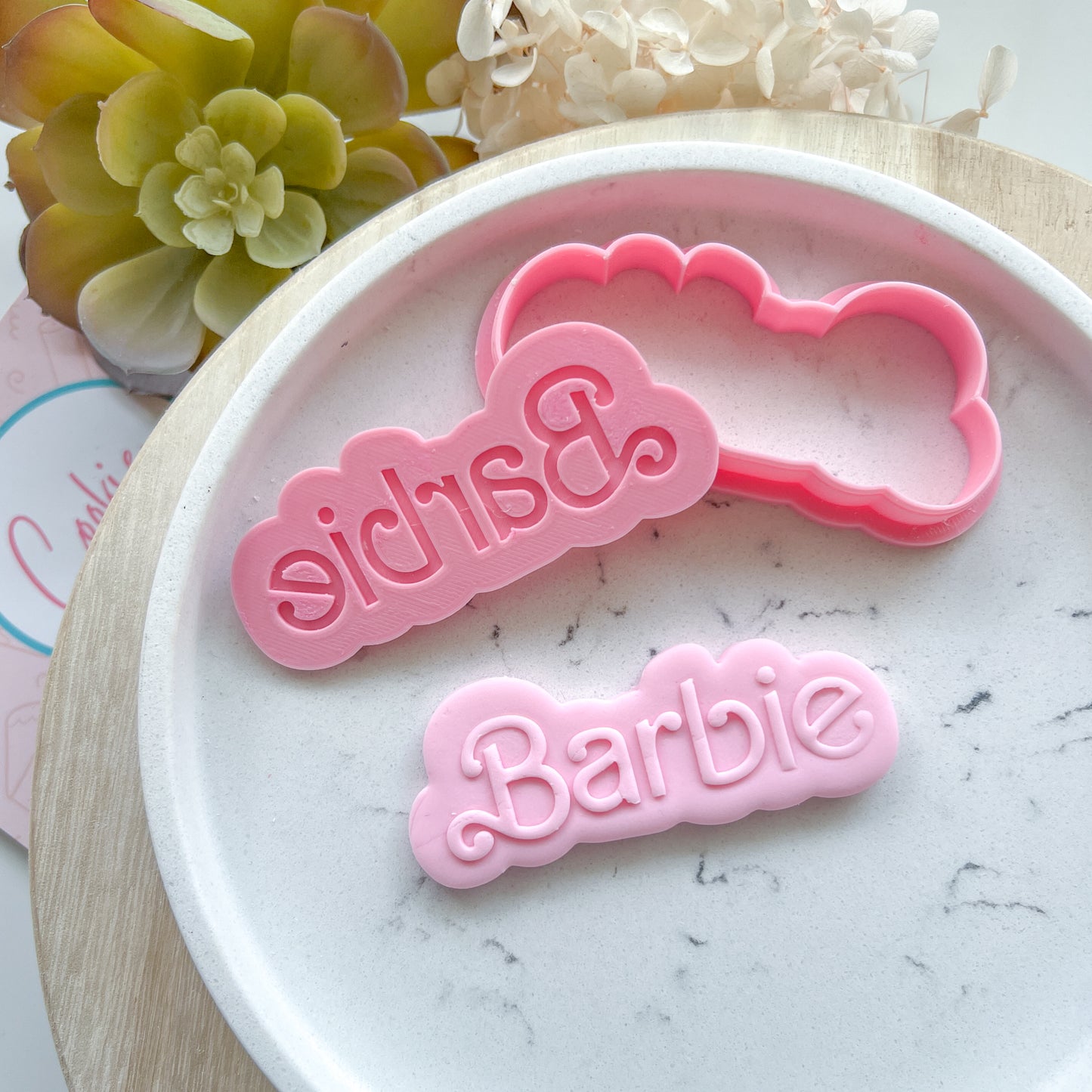 "Barbie Logo" - Cookie Cutter & Stamp