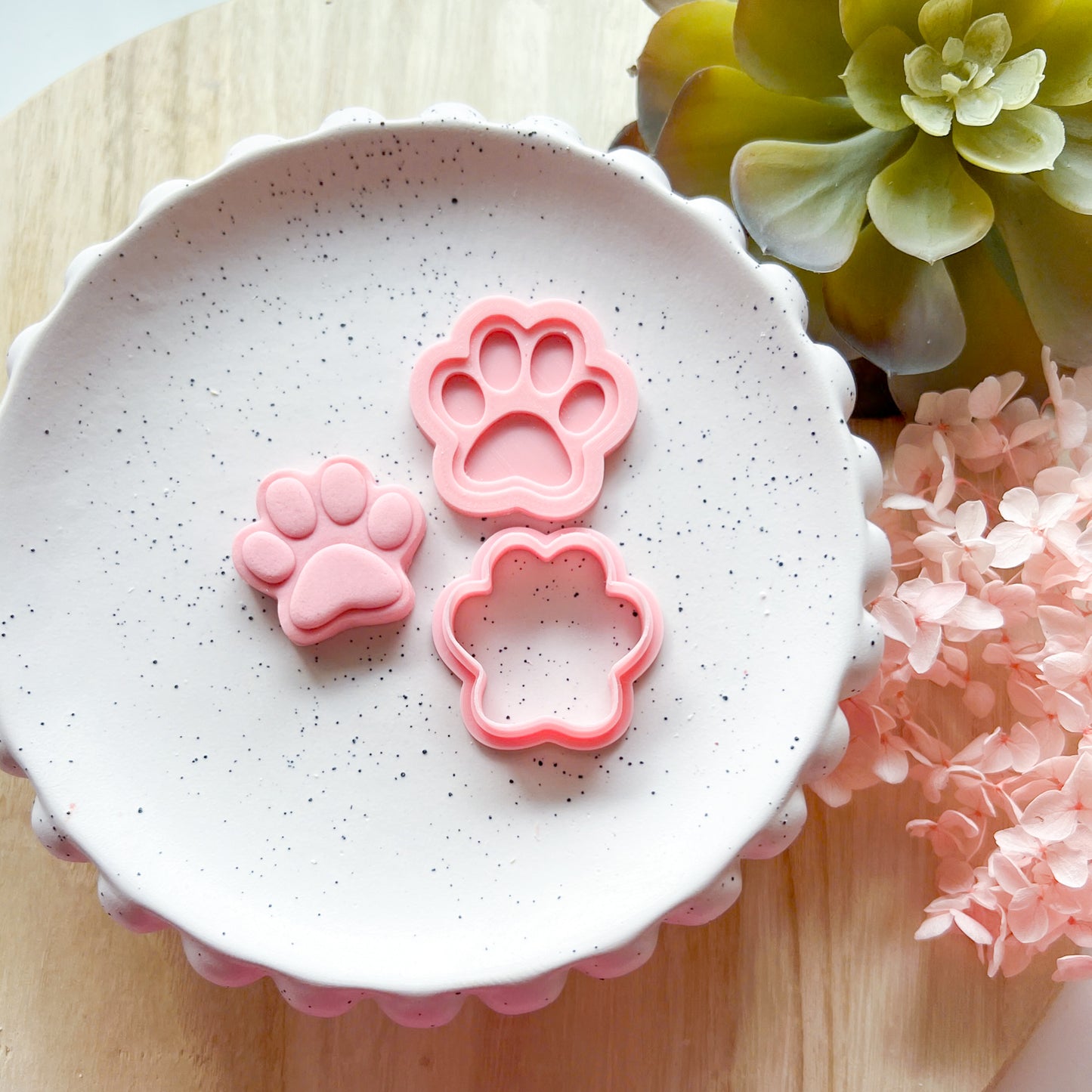 "Paw Print" Fondant Minis