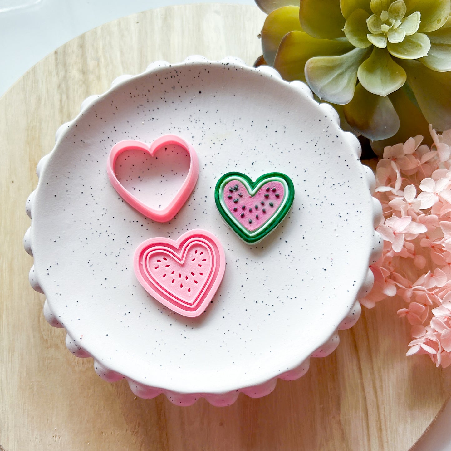 "Melon Heart" Fondant Mini