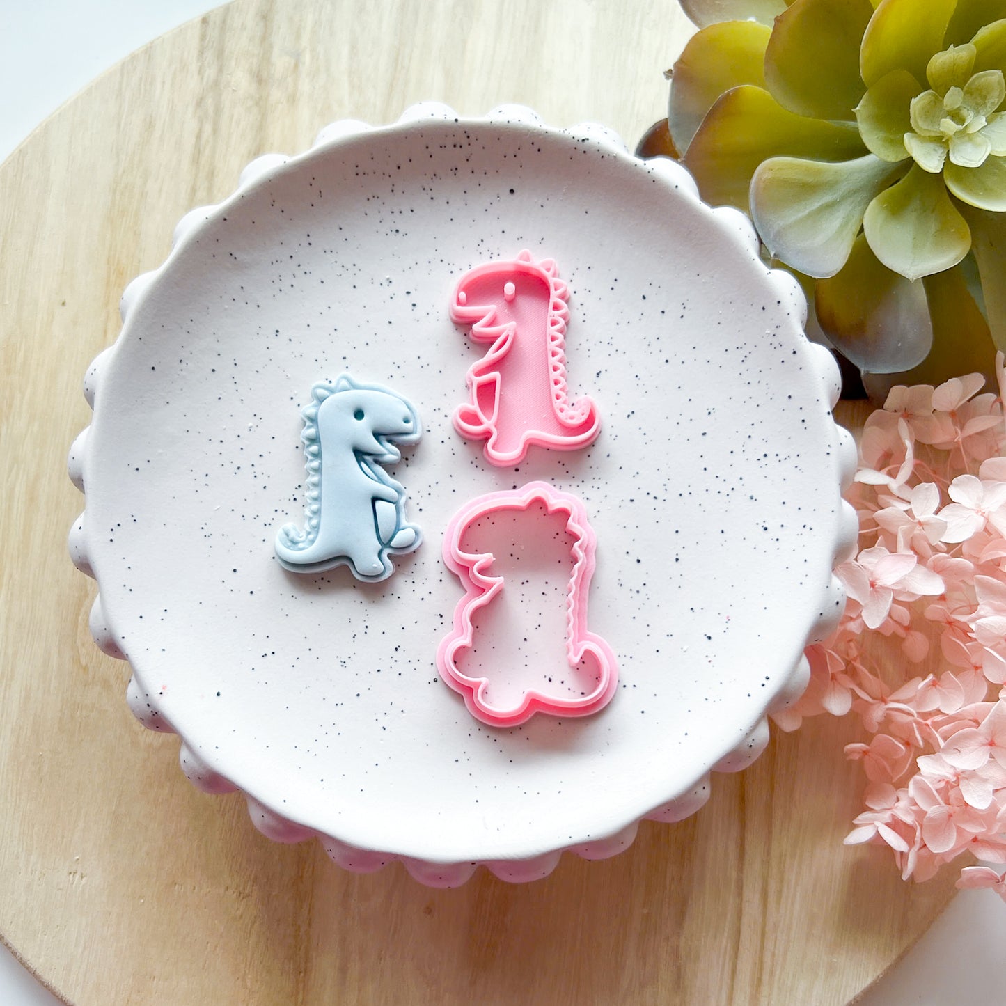 "T-Rex" Fondant Mini Stamp Set