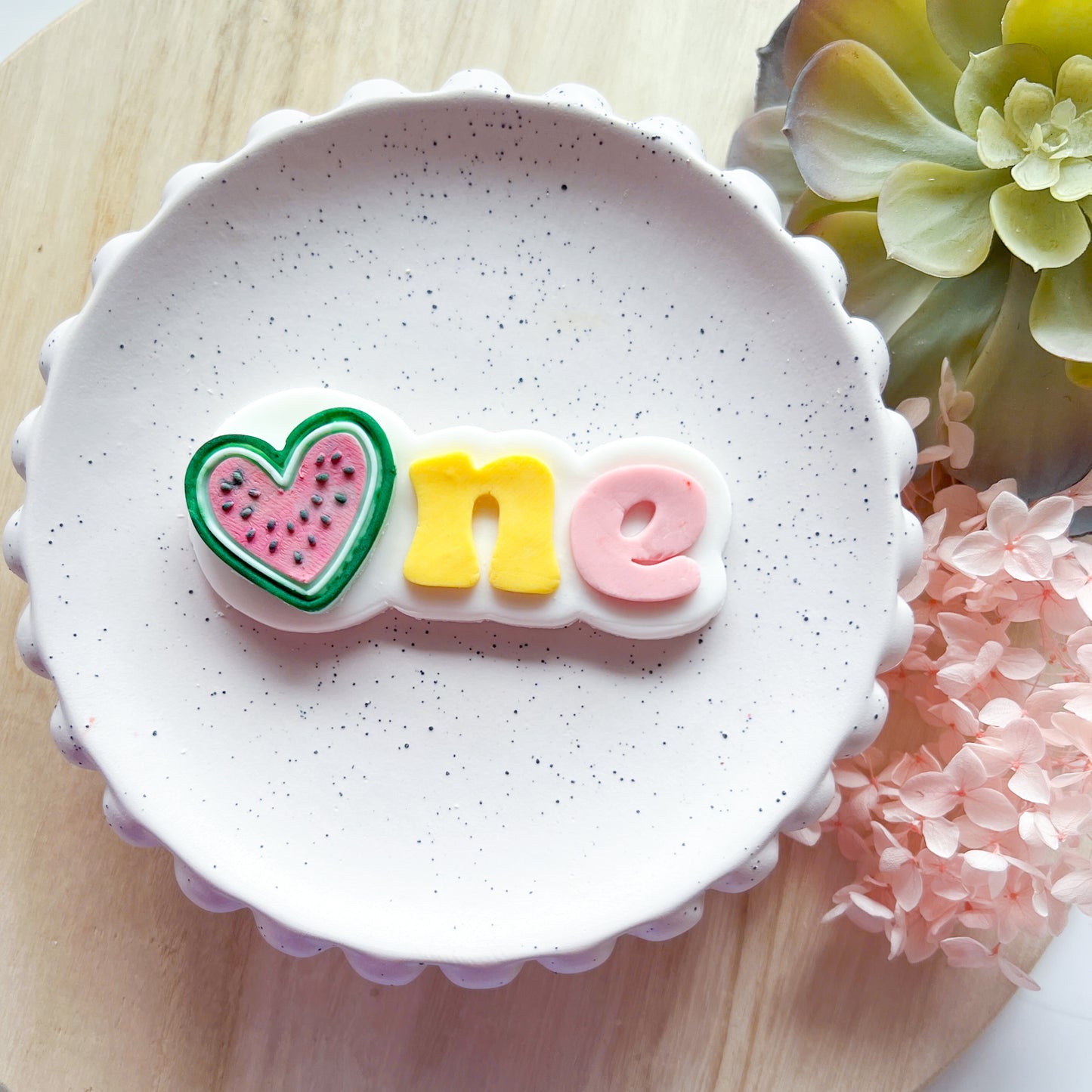 "Melon Heart" Fondant Mini