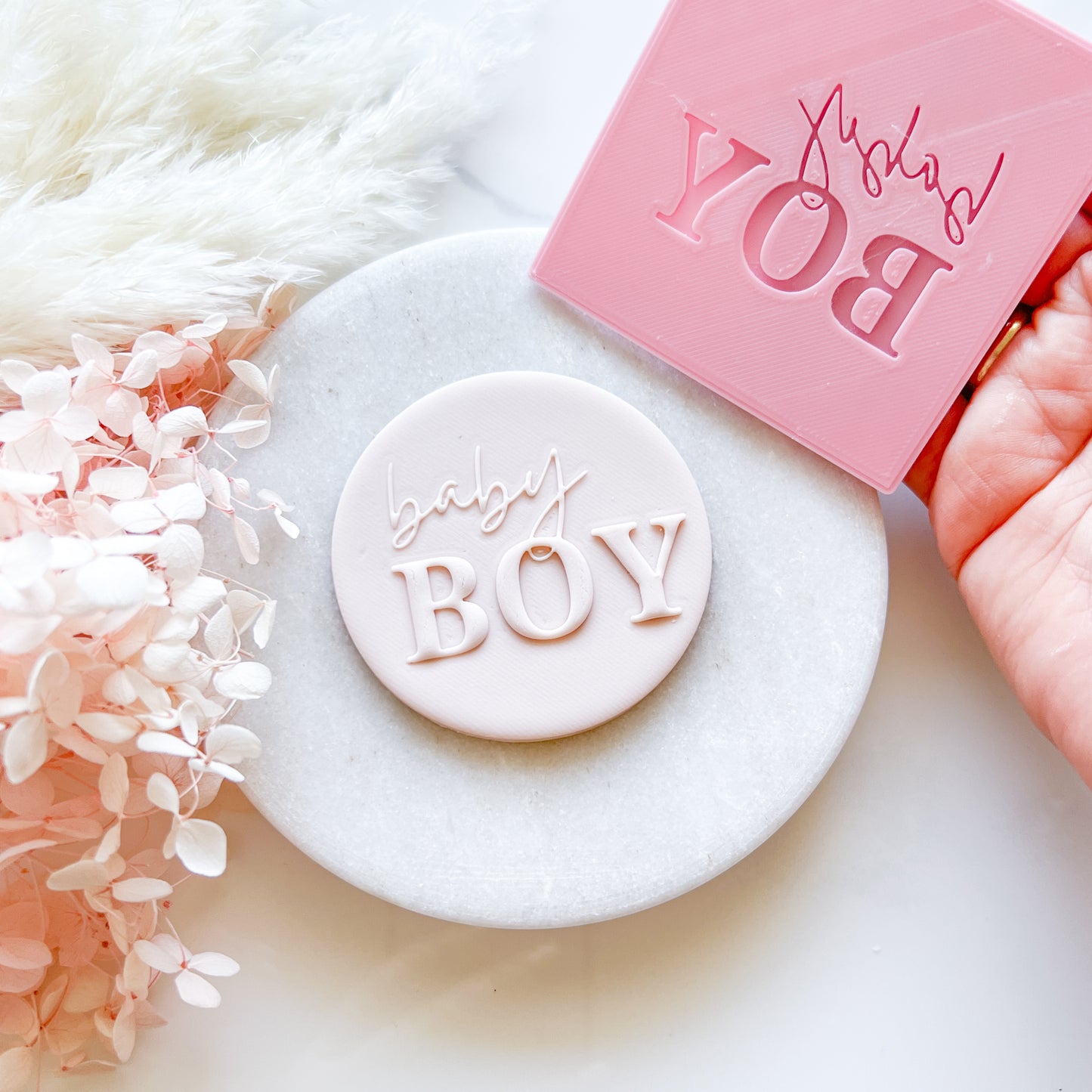 "Baby Boy" - Embossing Stamp