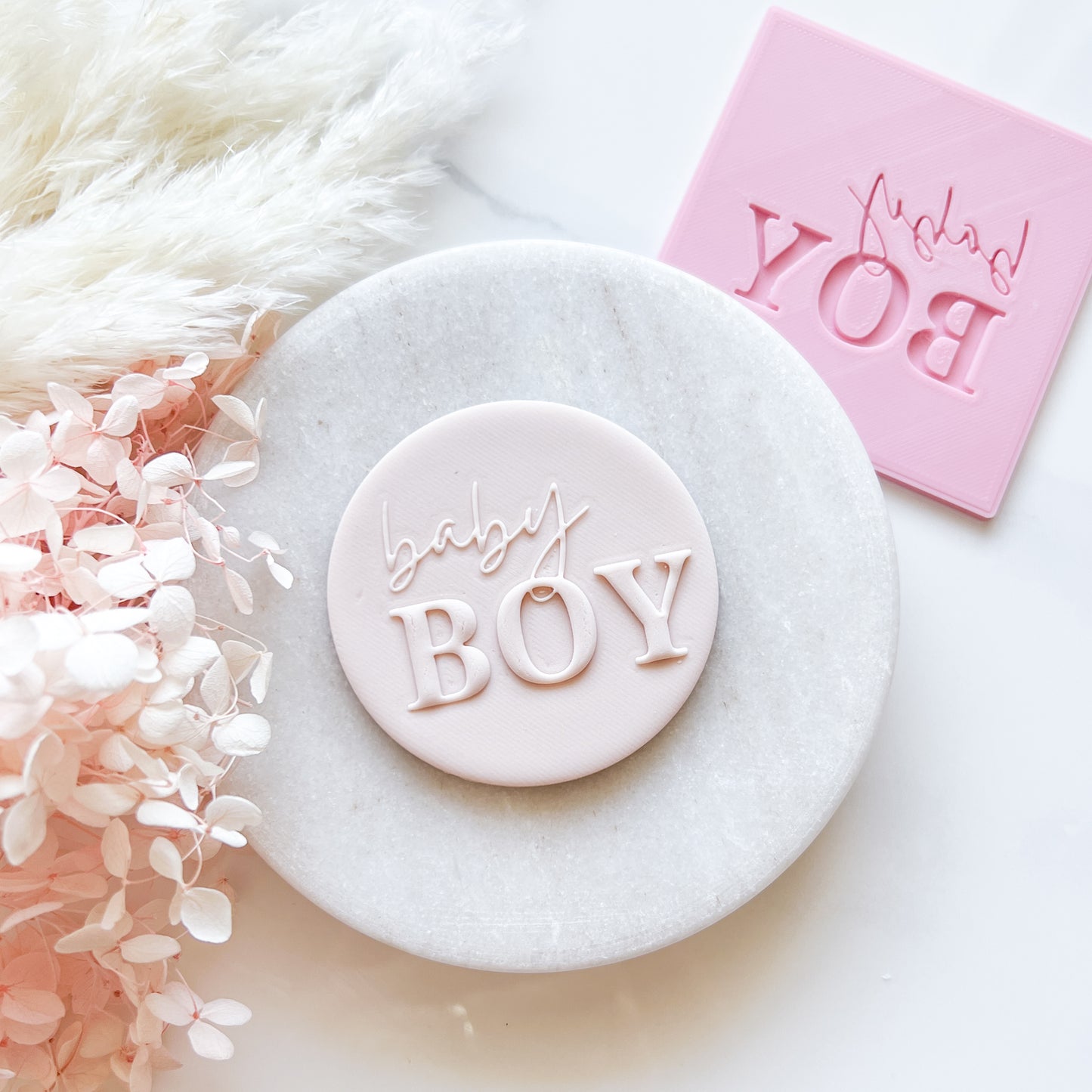"Baby Boy" - Embossing Stamp