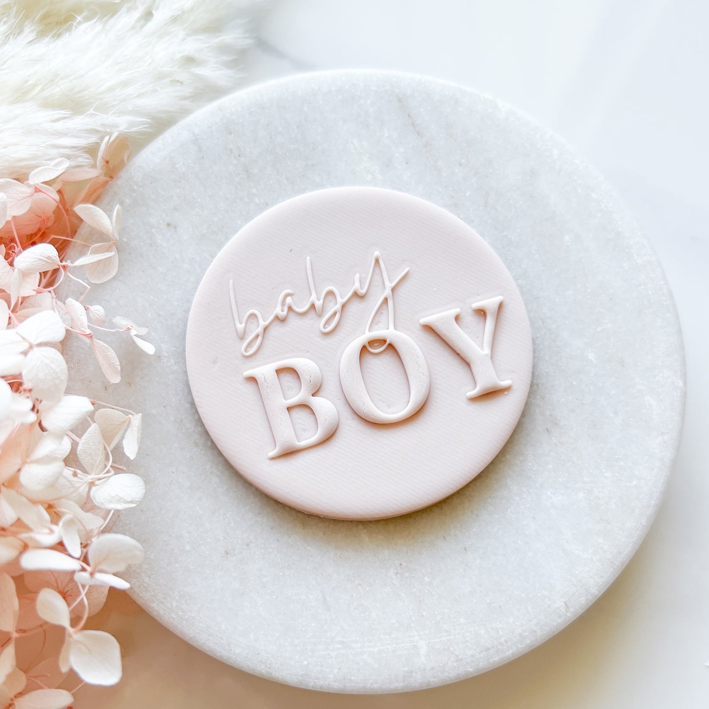 "Baby Boy" - Embossing Stamp