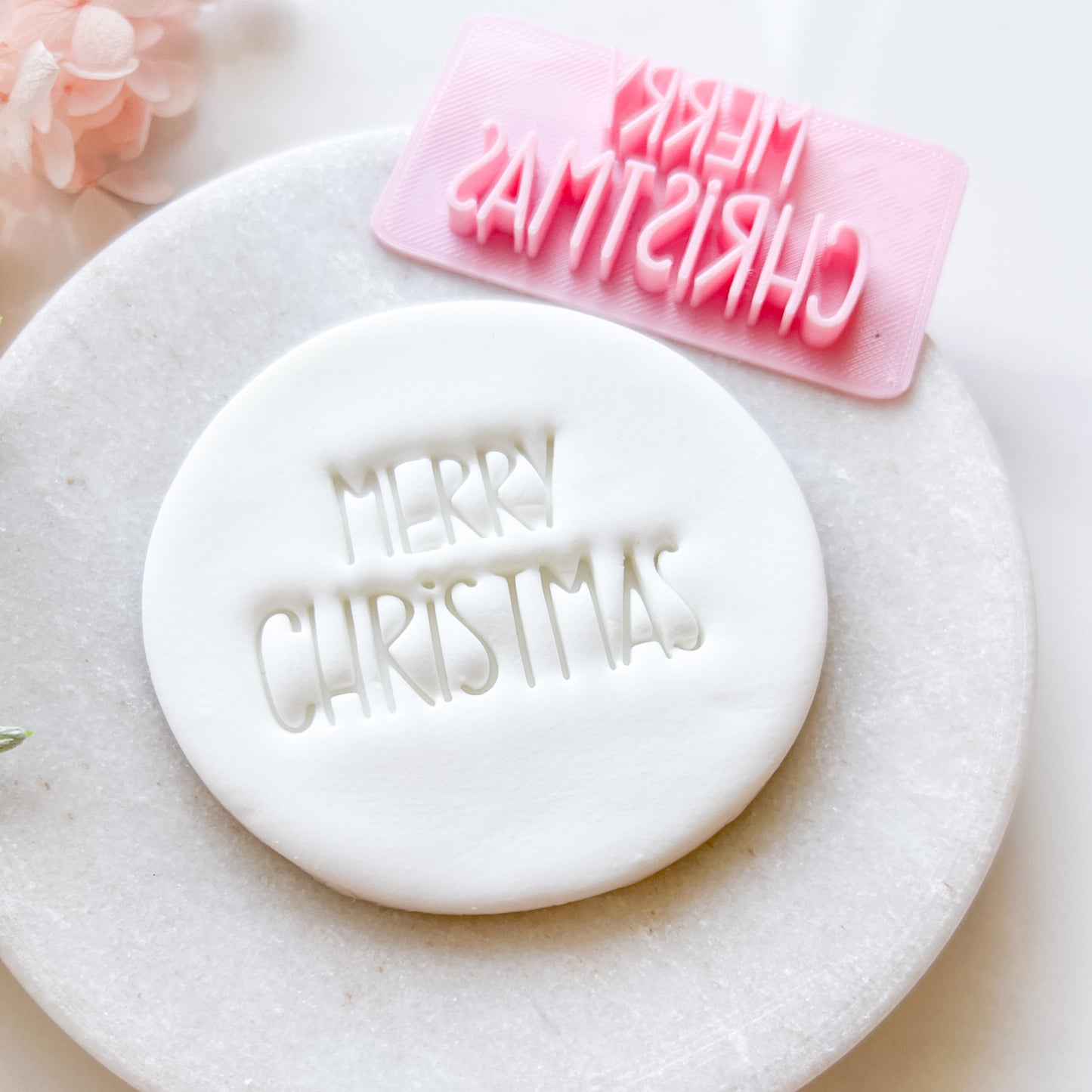 Merry Christmas #2 - Deboss Stamp