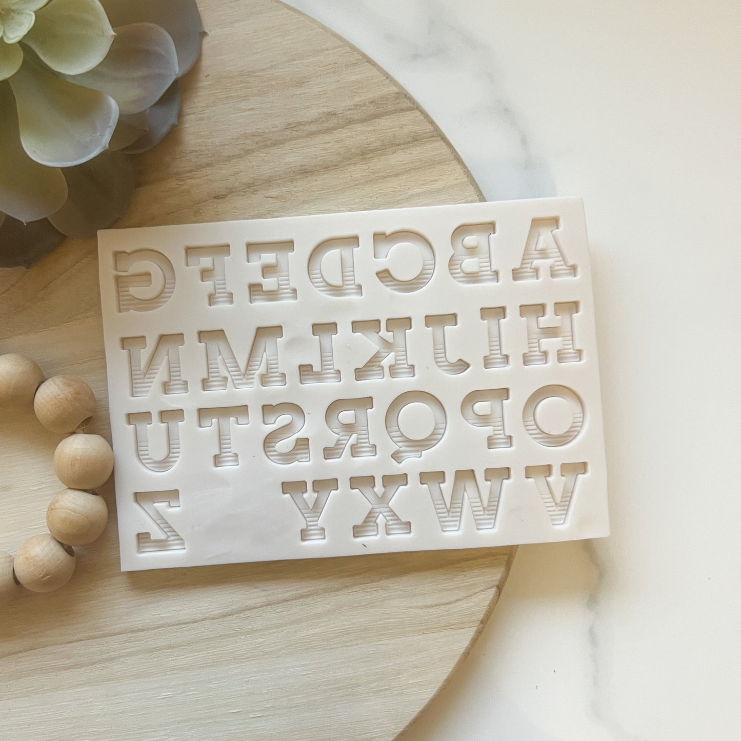 Block Alphabet Silicone Mould