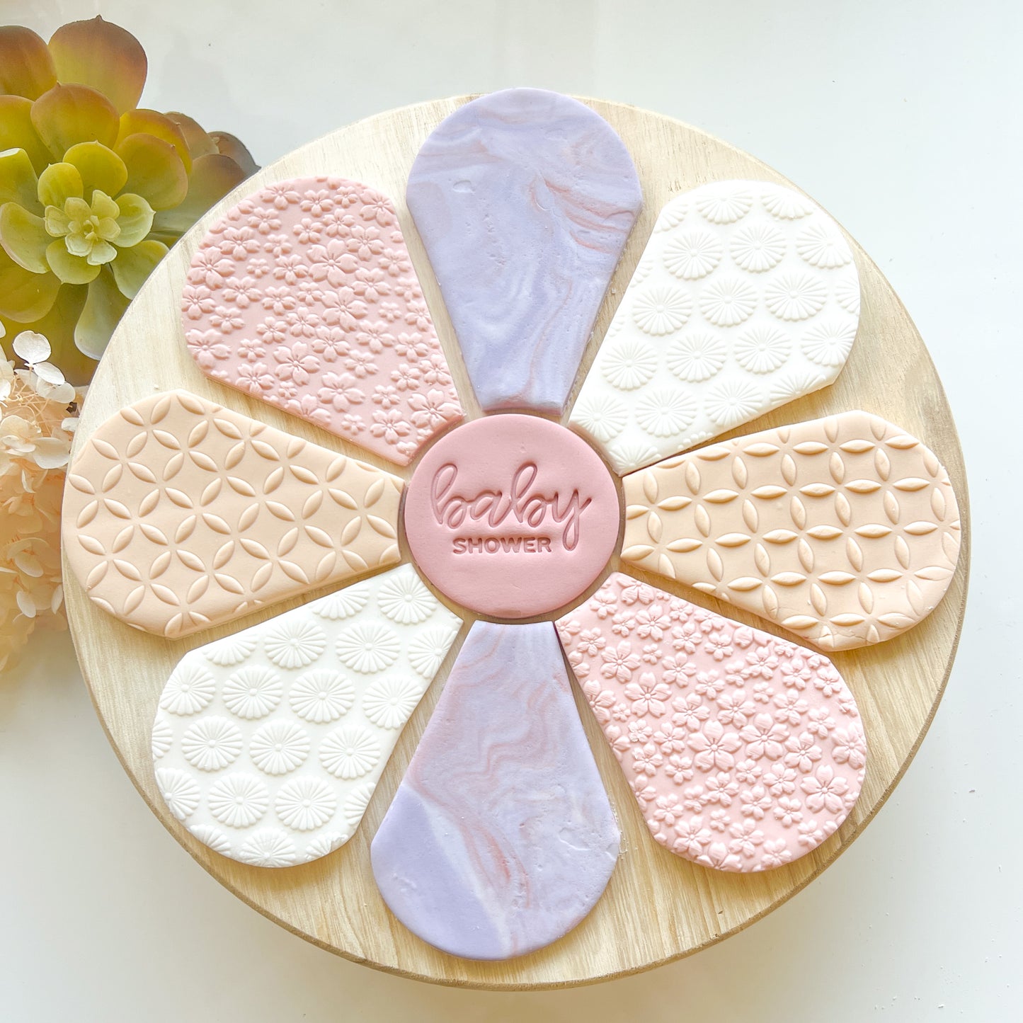 Flower #1 Cookie Platter (Choose Size)