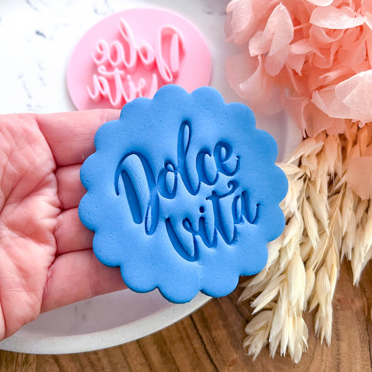 "Dolce Vita" Fondant Stamp