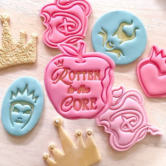 "Rotten to the Core" Cookie Cutter & Stamp