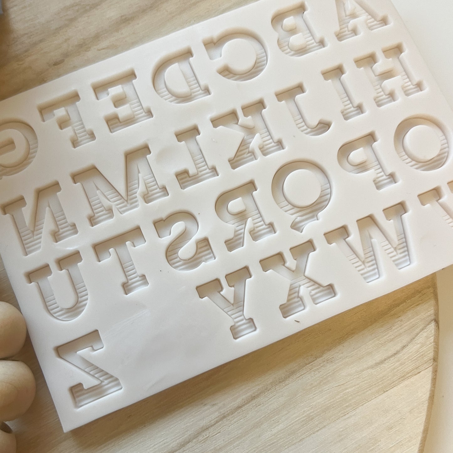 Block Alphabet Silicone Mould