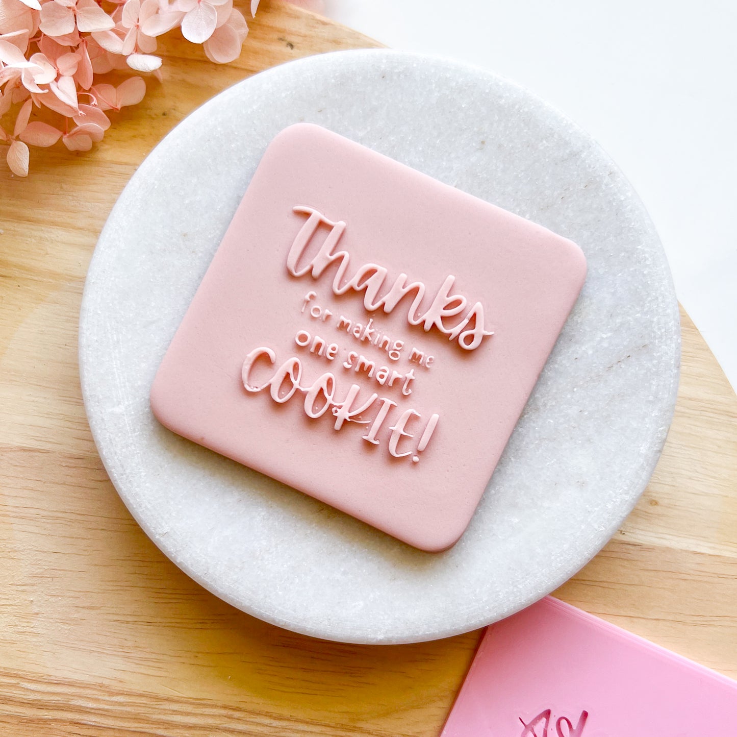 "One Smart Cookie" PLA Embossing Stamp