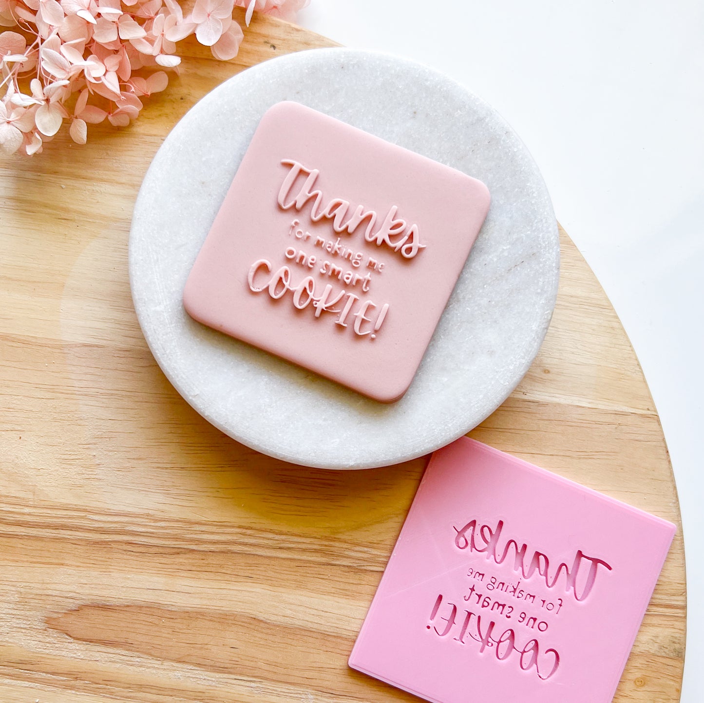 "One Smart Cookie" PLA Embossing Stamp