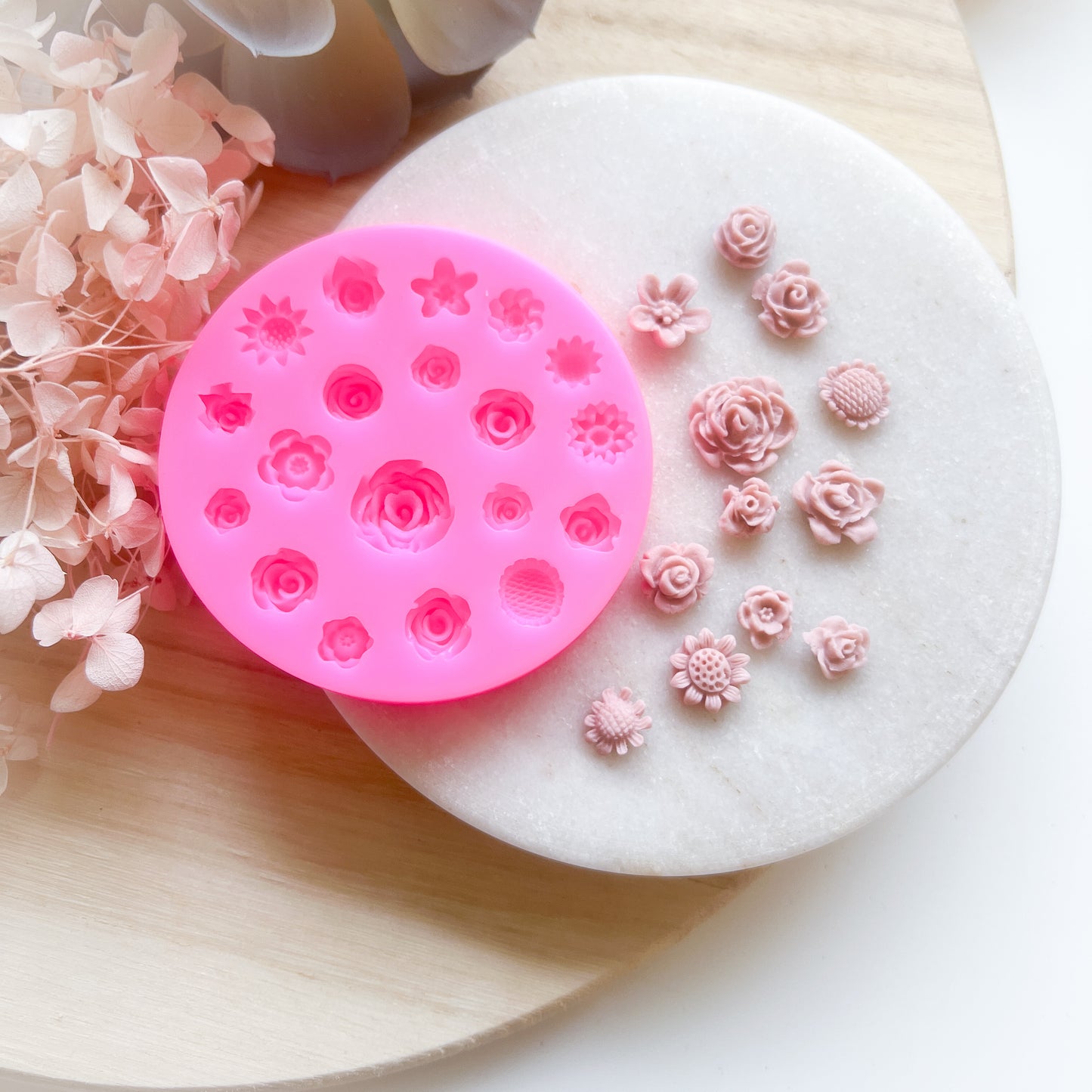 “Florals Mega Micros” Silicone Mould