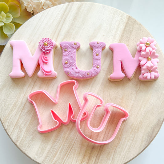 "MUM Set" - Cookie Cutters (2pc)