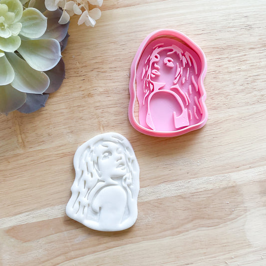 "Britney" - Cookie Cutter & Stamp