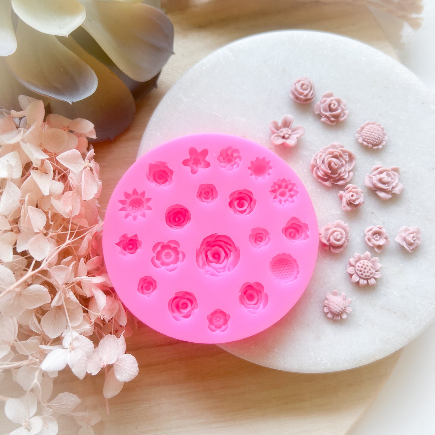 “Florals Mega Micros” Silicone Mould