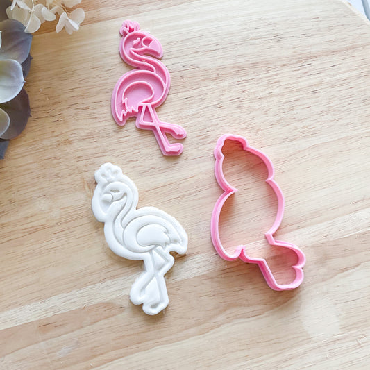 "Flamingo" - Cookie Cutter & Stamp
