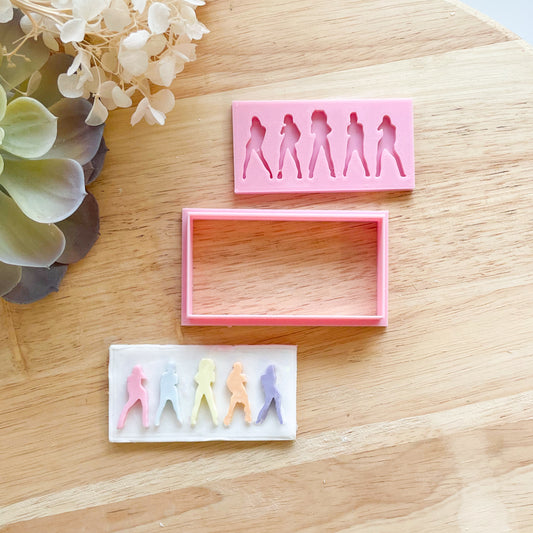 "Spice Girls" - Cookie Cutter & Stamp