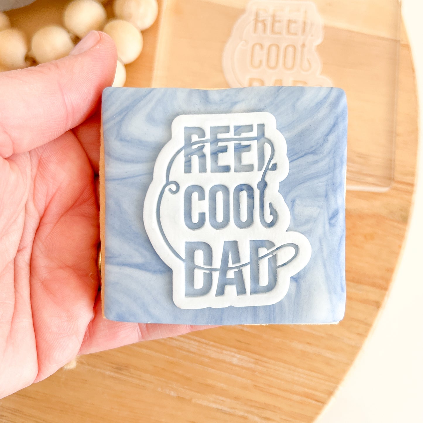 "Reel Cool Dad" Stamp