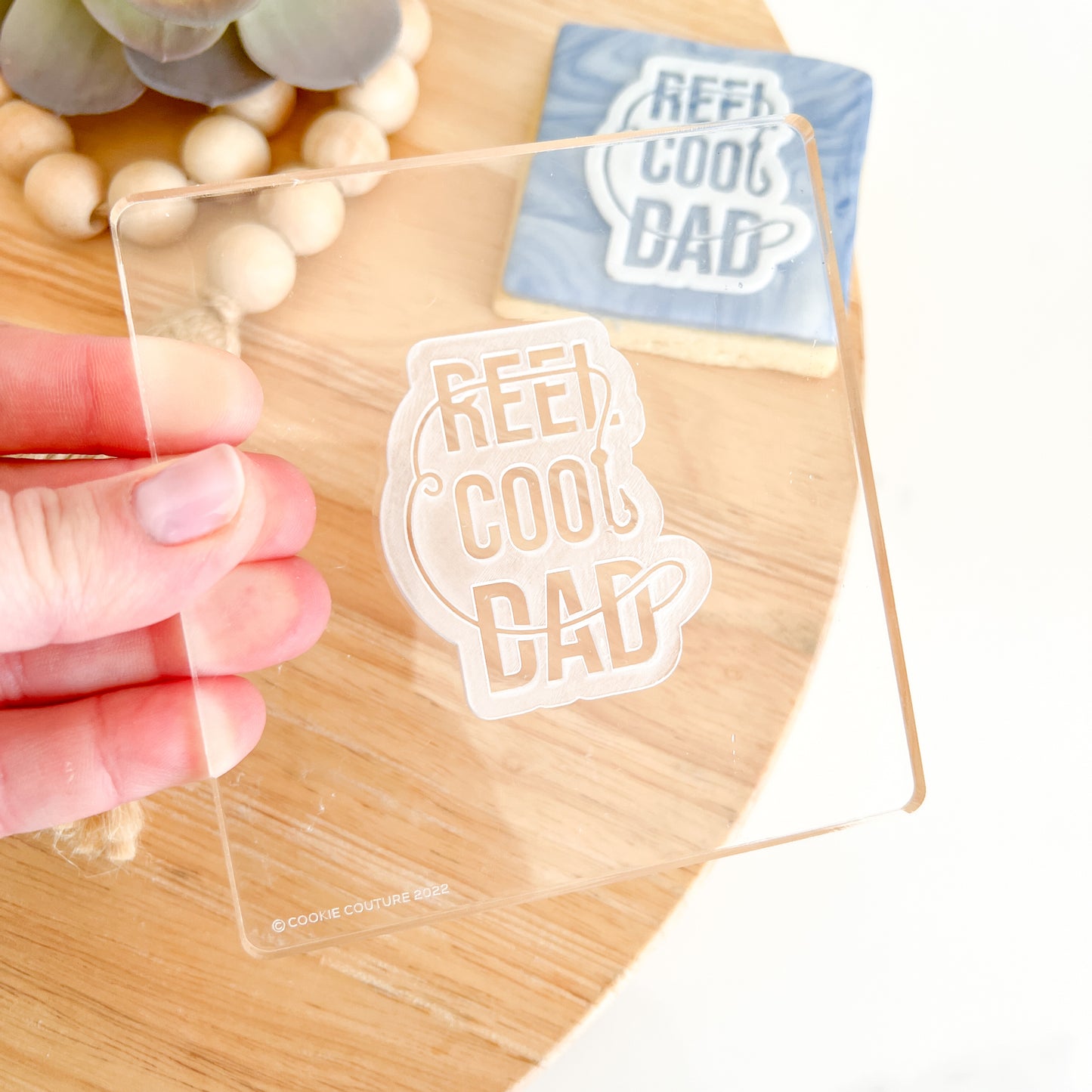 "Reel Cool Dad" Stamp