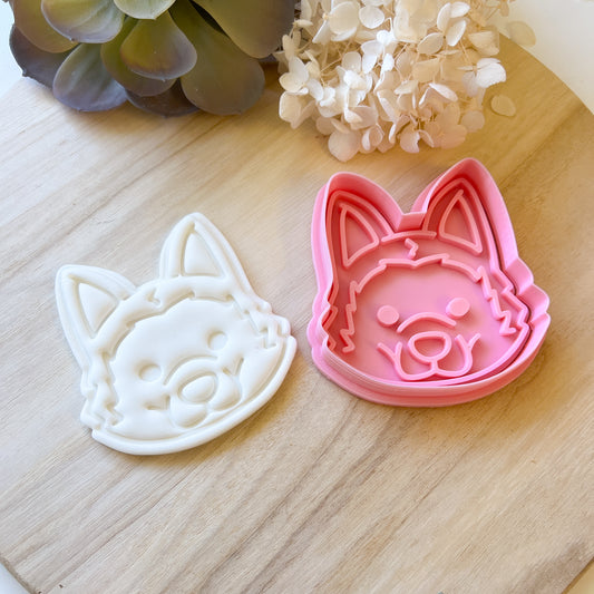 German Shepard Cookie Cutter & Stamp