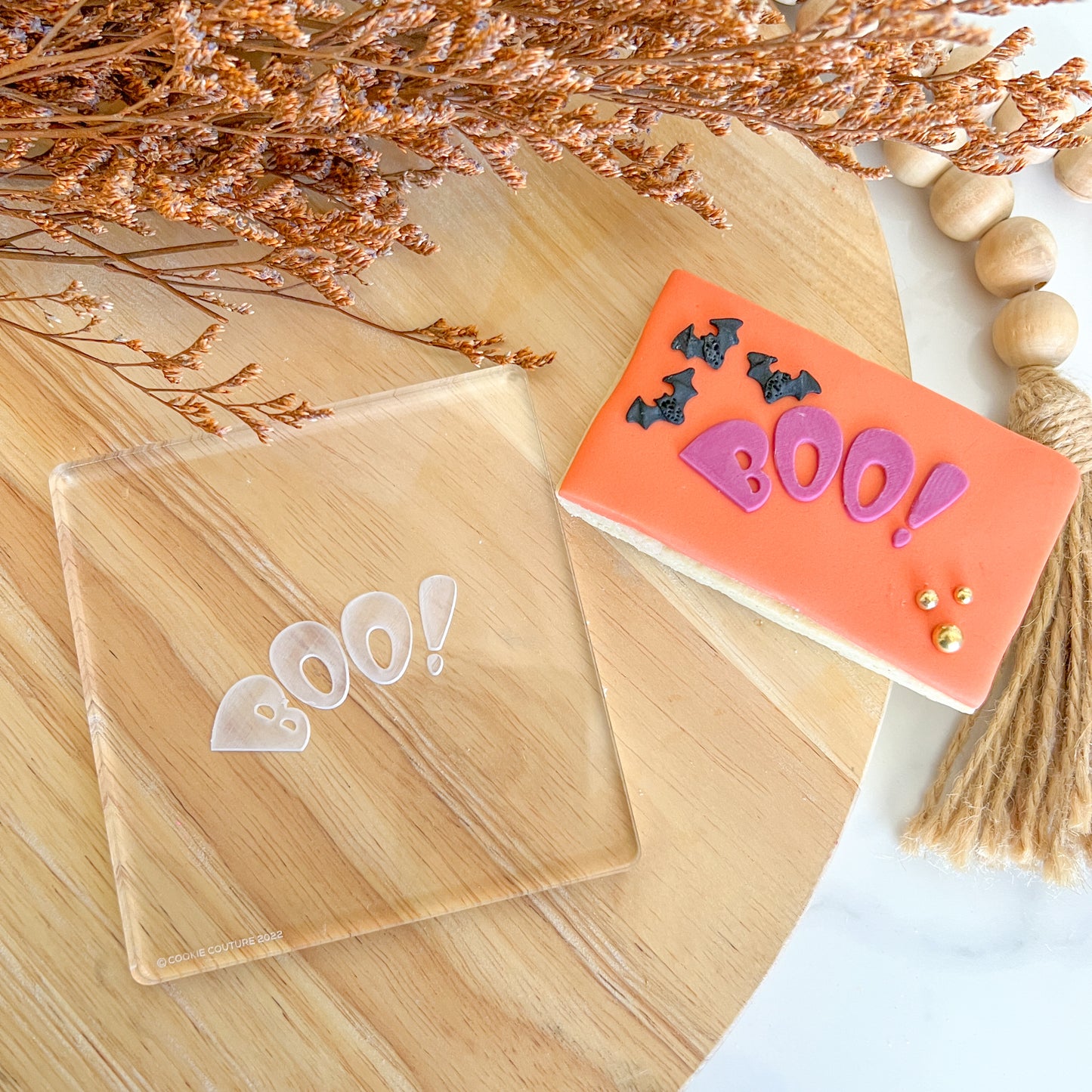 "Boo!" Embossing Stamp