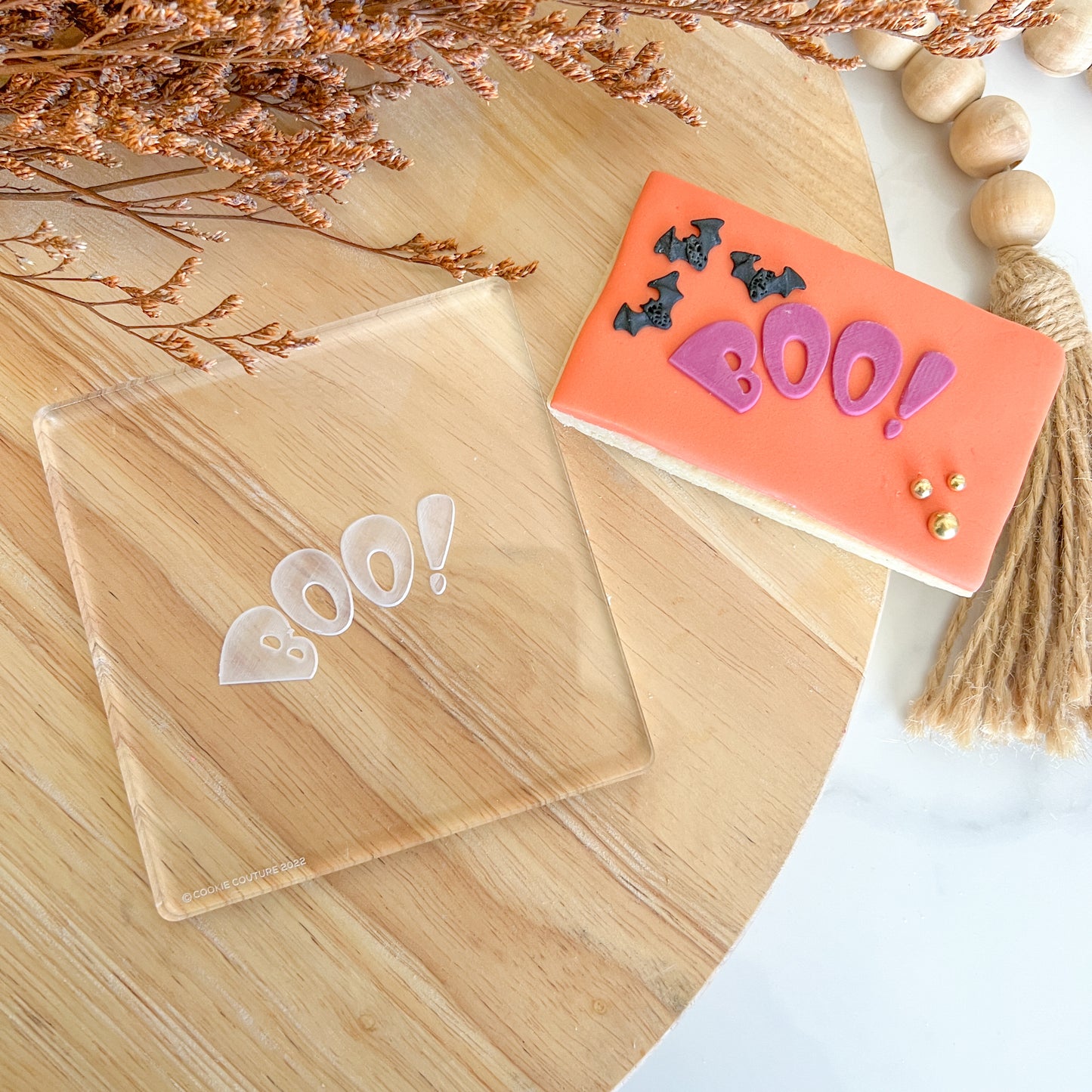 "Boo!" Embossing Stamp