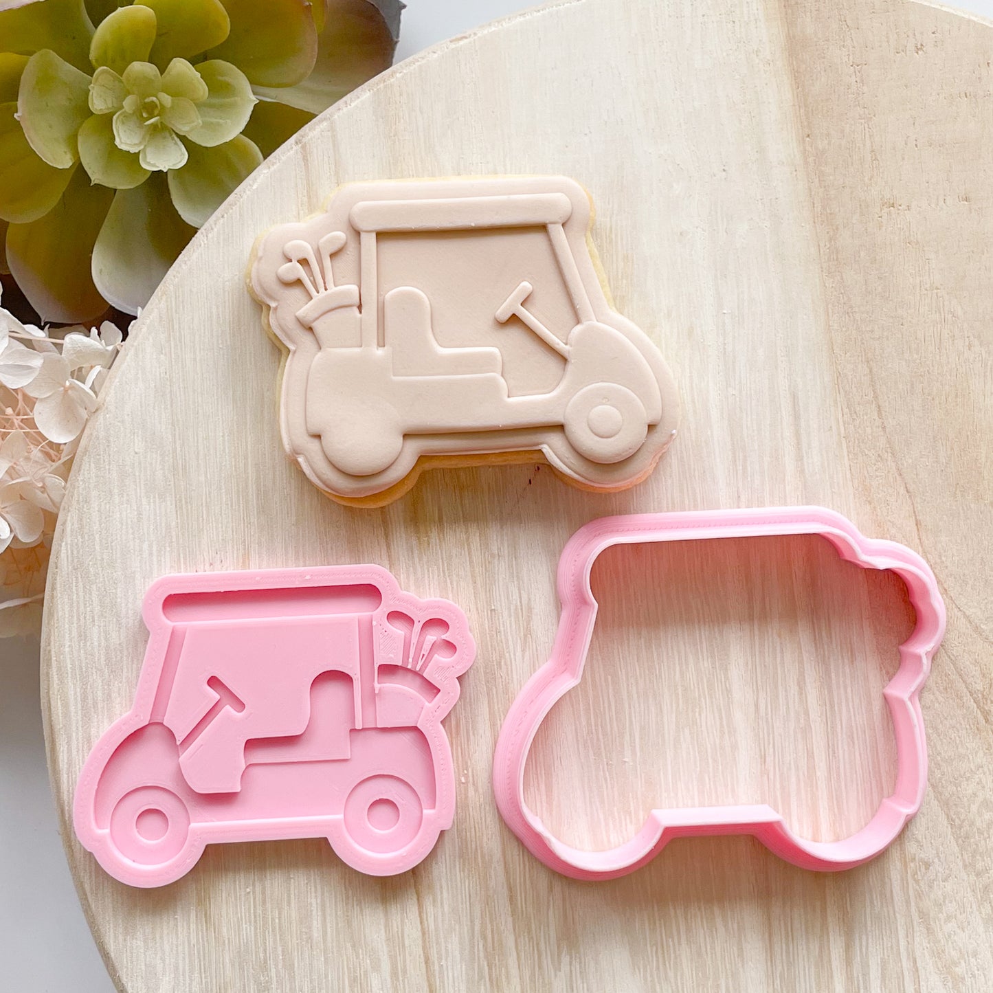 "Golf Cart" - Cookie Cutter & Stamp