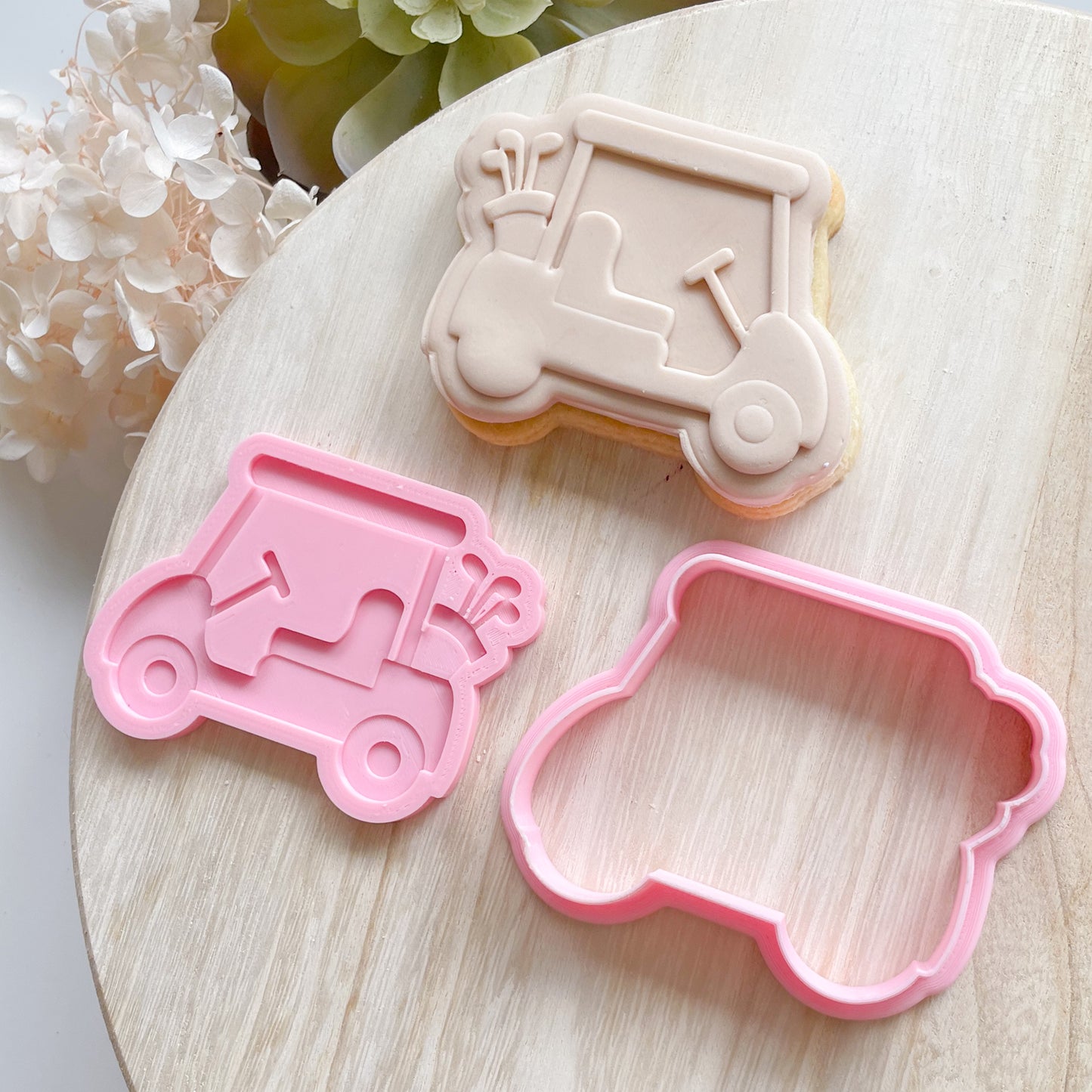 "Golf Cart" - Cookie Cutter & Stamp