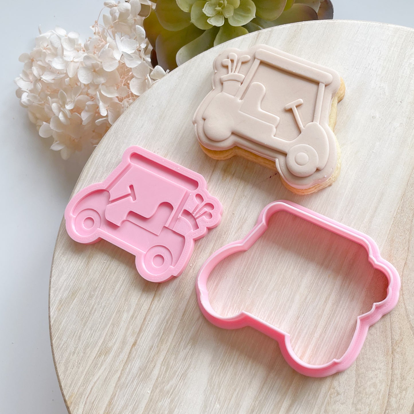 "Golf Cart" - Cookie Cutter & Stamp