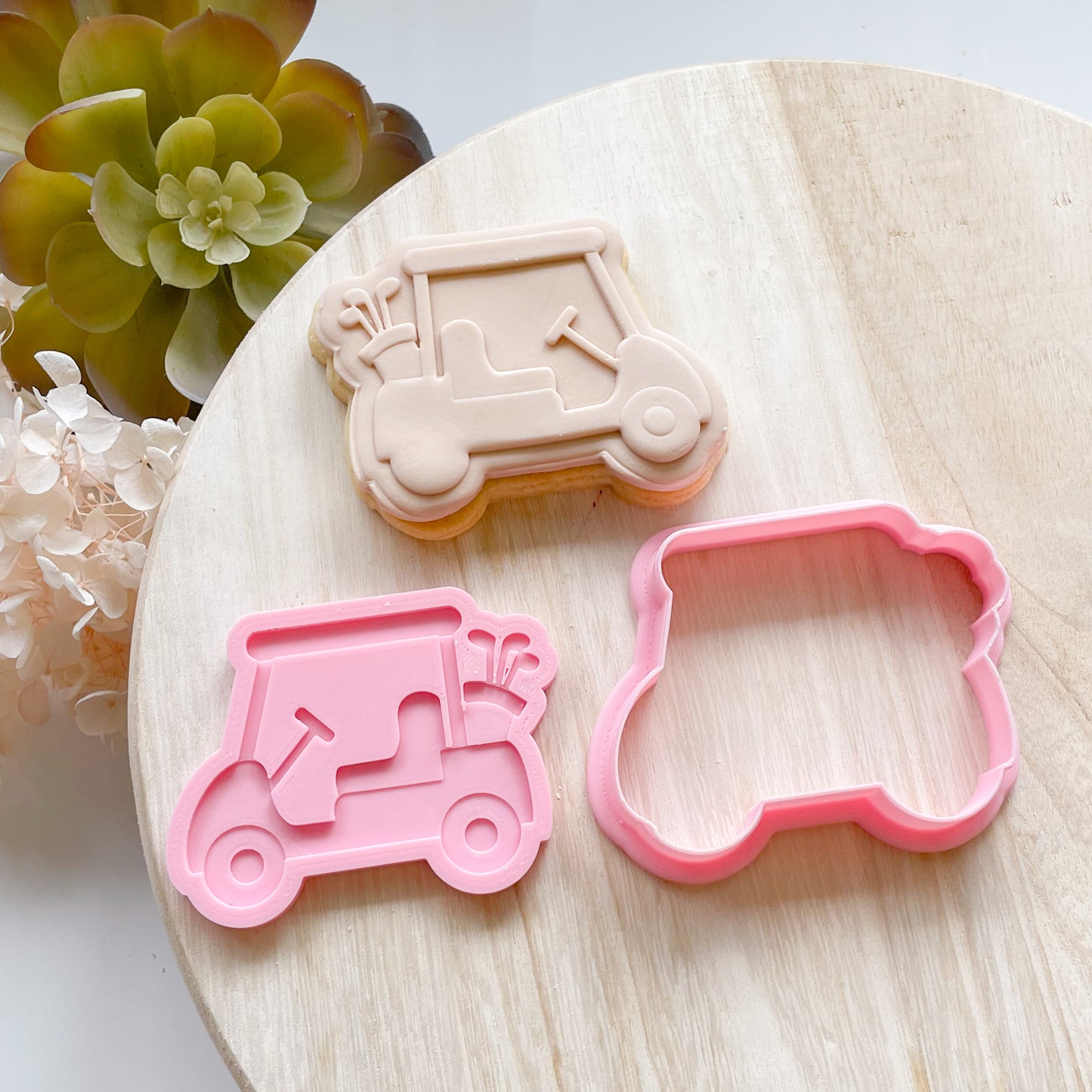 "Golf Cart" - Cookie Cutter & Stamp